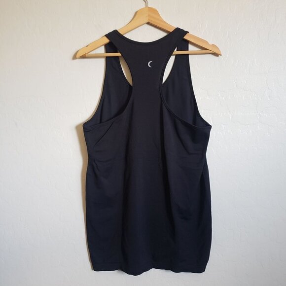 ZYIA Active Copper Charged Seamless Racerback Tank Top Nylon Black Sz Women's XL - Picture 6 of 8